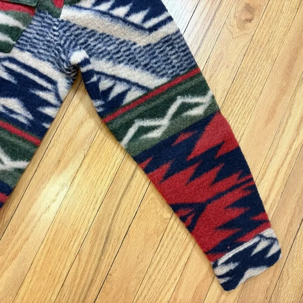 NWT Double RL RRL Ralph Lauren Wool Fleece Aztec Southwestern Shirt Jacket Sz M